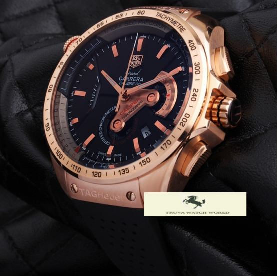 HK836 TAG HEUER GRAND CARRERA CALİBRE RS36 GOLD KASA